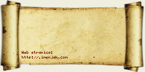 Mina Vukadinović vizit kartica